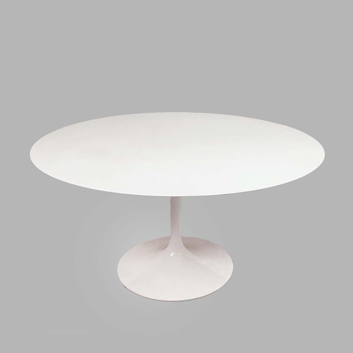 343 - KNOLL SAARINEN HIGH TABLE, 150cm diam. (bolts lacking)