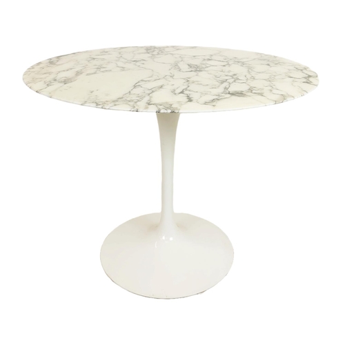 344 - KNOLL SAARINEN HIGH TABLE, 90cm diameter, 72cm high (bolts lacking)