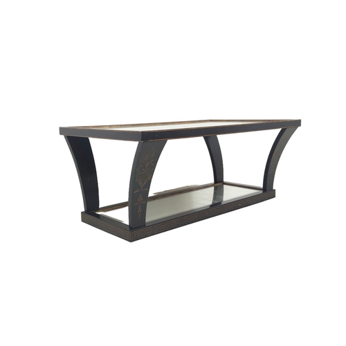 348 - JULIAN CHICHESTER LOW TABLE, 112cm x 66cm x 46cm. (slight faults)