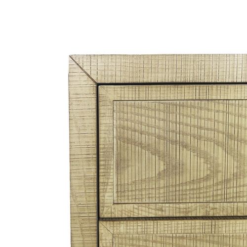 430 - ANDREW MARTIN RAFFLES SIDEBOARD, ash veneer with six drawers, 87cm H x 183cm W x 46cm D.