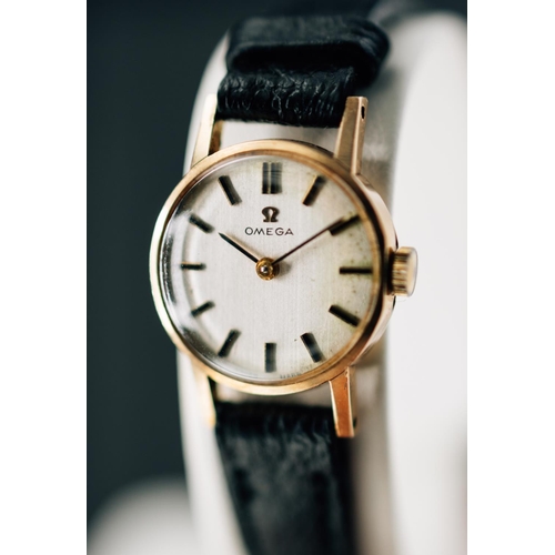 7A - 9CT GOLD OMEGA WRISTWATCH, 1960's, manual wind Cal.620, Ref. 511 5002, 19mm, Comes with original Ome... 