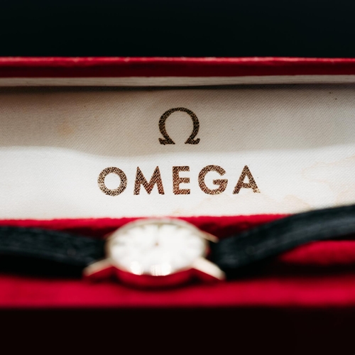 7A - 9CT GOLD OMEGA WRISTWATCH, 1960's, manual wind Cal.620, Ref. 511 5002, 19mm, Comes with original Ome... 