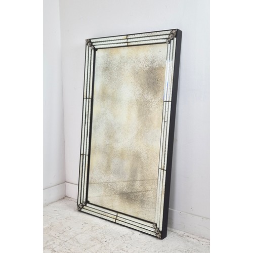 328 - JULIAN CHICHESTER ROMA MIRROR, aged glass, 71cm x 123cm H.