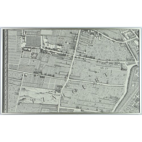 169 - After Claude Lucas & Louis Beretez, “Plan de Paris” 20 Separate panels that form one large map of Pa... 