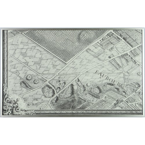 169 - After Claude Lucas & Louis Beretez, “Plan de Paris” 20 Separate panels that form one large map of Pa... 