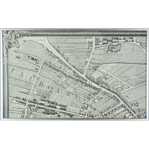 169 - After Claude Lucas & Louis Beretez, “Plan de Paris” 20 Separate panels that form one large map of Pa... 