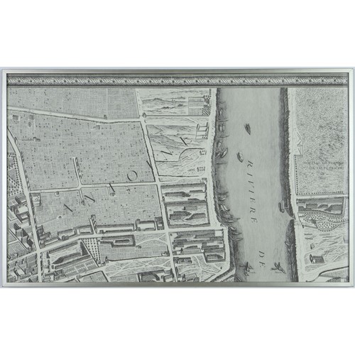 169 - After Claude Lucas & Louis Beretez, “Plan de Paris” 20 Separate panels that form one large map of Pa... 