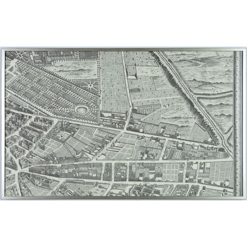 169 - After Claude Lucas & Louis Beretez, “Plan de Paris” 20 Separate panels that form one large map of Pa... 