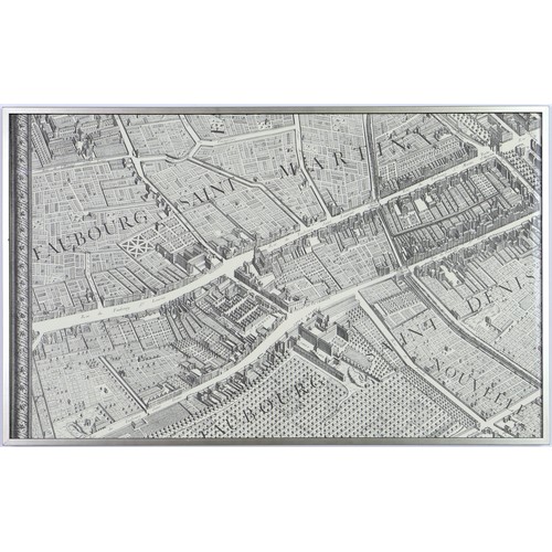 169 - After Claude Lucas & Louis Beretez, “Plan de Paris” 20 Separate panels that form one large map of Pa... 