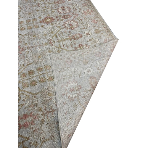 108 - FINE INDIAN AGRA CARPET, 305cm  x 235cm.