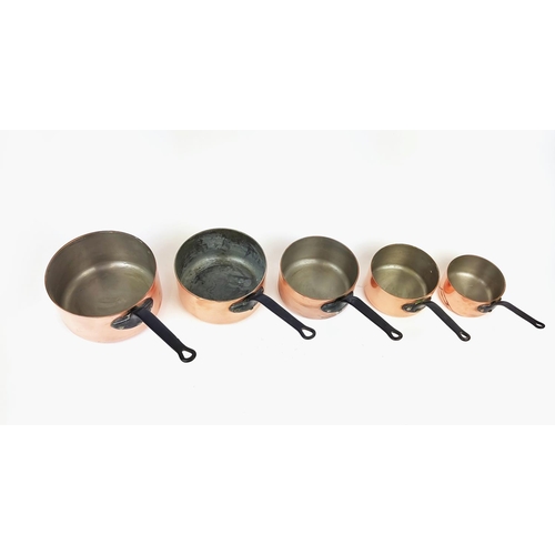 2 - BATTERIE DE CUISINE, a graduated set of seven and a graduated set of five. (12)