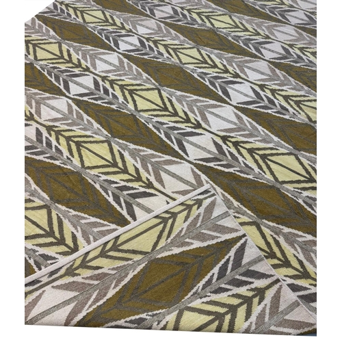 98 - FINE SWEDISH DESIGN KILIM, 360cm x 248cm.