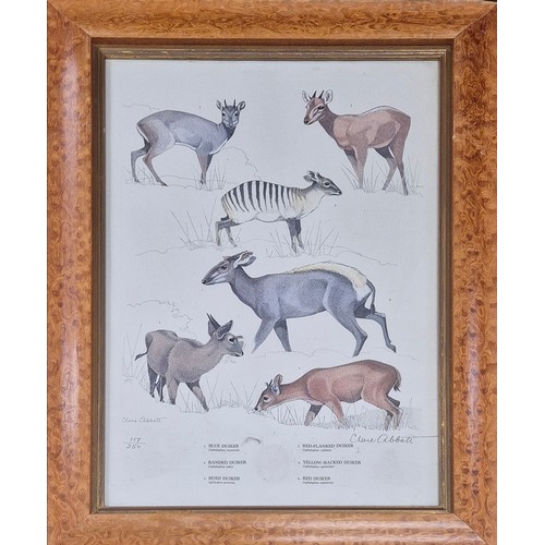 35 - CLARE PAULINE ABBOTT (British/South African b.1921), 'Roland Wards Game Animals of Africa', a set of... 