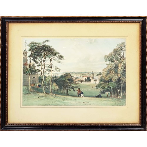 55A - THOMAS SHOTTER BOYS, HORSEGUARDS FROM ST JAMES PARK, Buckingham Palace from St James, Hyde Park near... 