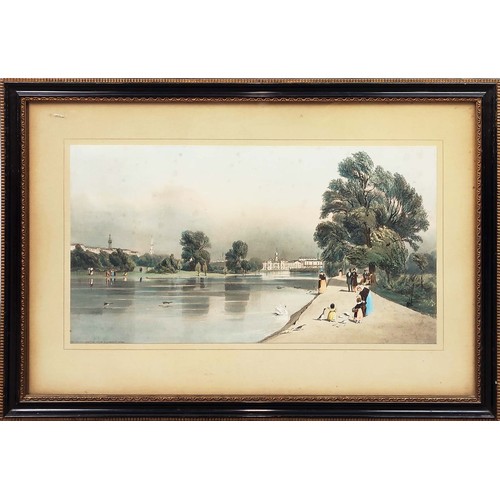 55A - THOMAS SHOTTER BOYS, HORSEGUARDS FROM ST JAMES PARK, Buckingham Palace from St James, Hyde Park near... 