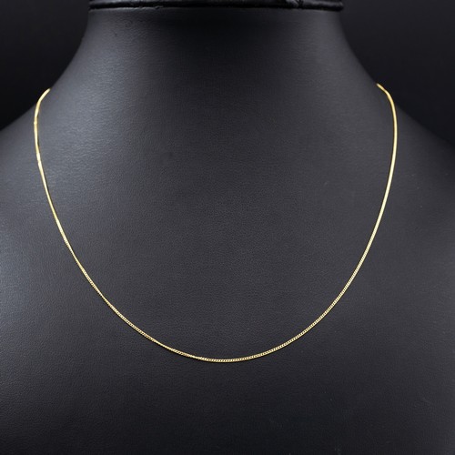 62 - A COLLECTION OF VARIOUS GOLD NECKLACE CHAINS, comprising two 18ct gold chain, one 10ct gold chain an... 