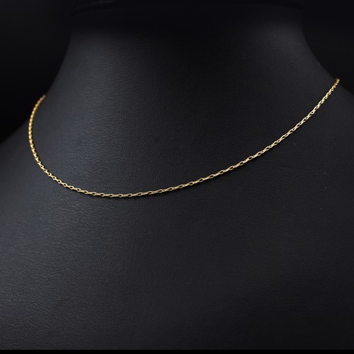 62 - A COLLECTION OF VARIOUS GOLD NECKLACE CHAINS, comprising two 18ct gold chain, one 10ct gold chain an... 