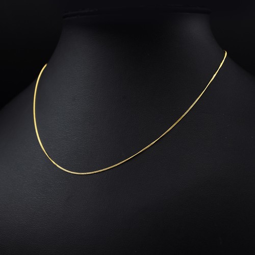 62 - A COLLECTION OF VARIOUS GOLD NECKLACE CHAINS, comprising two 18ct gold chain, one 10ct gold chain an... 