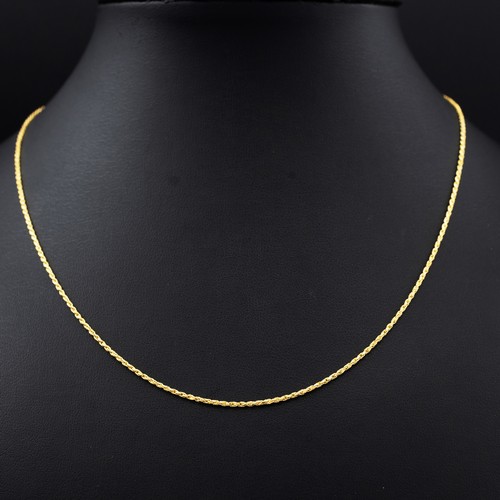 62 - A COLLECTION OF VARIOUS GOLD NECKLACE CHAINS, comprising two 18ct gold chain, one 10ct gold chain an... 