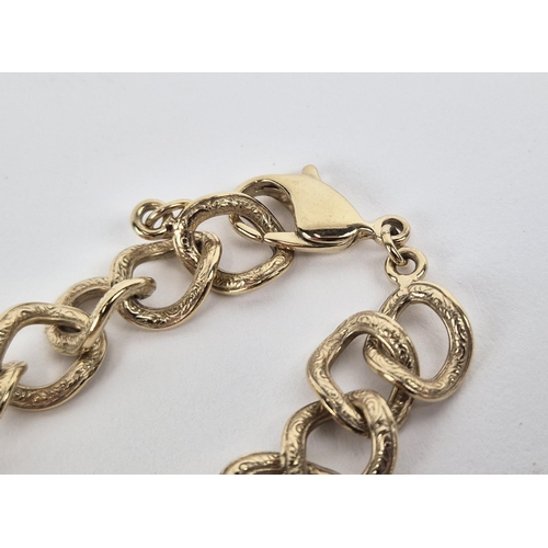 10 - ATTRIBUTED TO CHANEL NECKLACE, gold tone chain embellished by the double CC Chanel logo, enamelled s... 