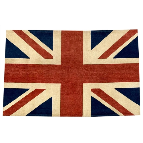 242 - THE RUG COMPANY UNION JACK RUG, 150cm x 98cm.