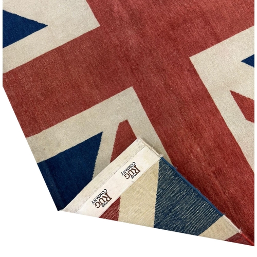 242 - THE RUG COMPANY UNION JACK RUG, 150cm x 98cm.