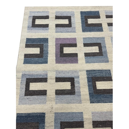 243 - FINE SWEDISH DESIGN KILIM, 350cm x 250cm.