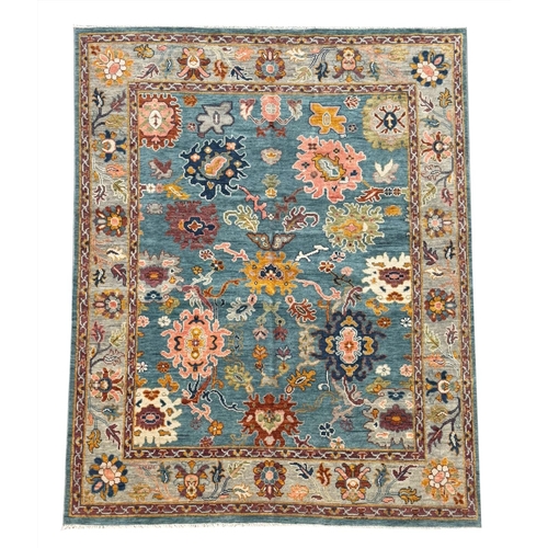 247 - FINE CONTEMPORARY OUSHAK CARPET, 300cm x 240cm.