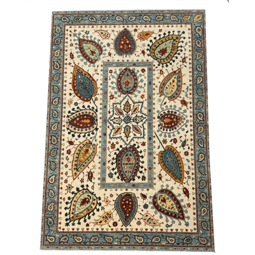 249 - FINE CONTEMPORARY SUZANI DESIGN CARPET, 300cm x 200cm.