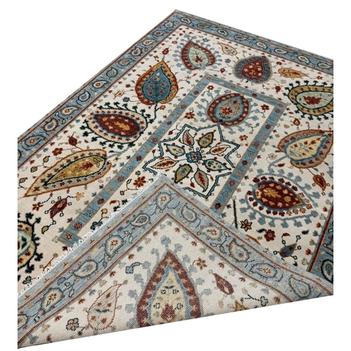 249 - FINE CONTEMPORARY SUZANI DESIGN CARPET, 300cm x 200cm.