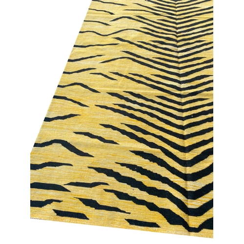 251 - TIGER DESIGN KILIM, 295cm x 200cm.