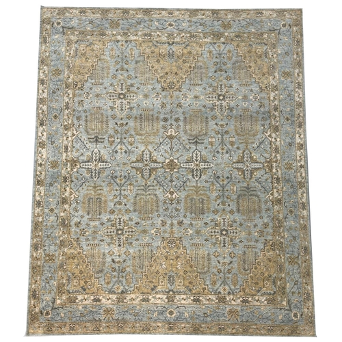 252 - CONTEMPORARY WILLOW DESIGN BAKSHAISH CARPET, 305cm x 246cm.