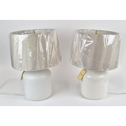 33 - LAUREN RALPH LAUREN HOME TABLE LAMPS, a pair, with shades, 54cm H approx. (2)