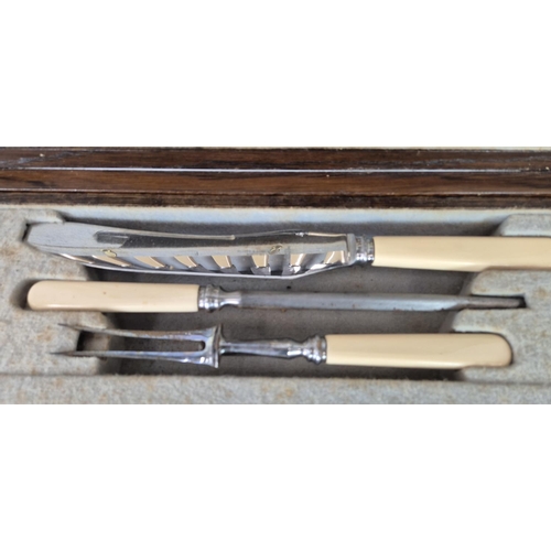 407 - CANTEEN OF CUTLERY, on stand, 55cm x 40cm x 78cm approx.