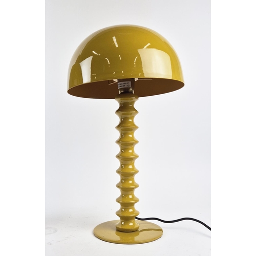 422 - TABLE LAMPS, a pair, mushroom form design, 53cm H approx. (2)