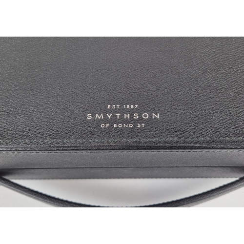 50 - SMYTHSON LEATHER PANAMA BACKGAMMON CASE.