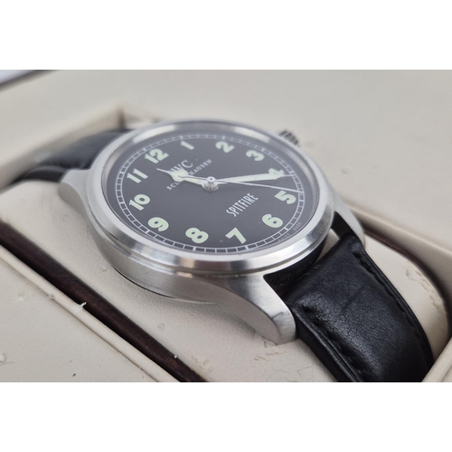 80 - IWC MARK XV SPITFIRE SPITFIRE AUTOMATIC PILOTS WRIST WATCH, Ref 2827899, edition 099/1000, black lea... 