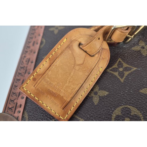 21A - LOUIS VUITTON BOÎTE À FLACONS VANITY CASE, monogram coated canvas exterior with logo stamped trim, b... 