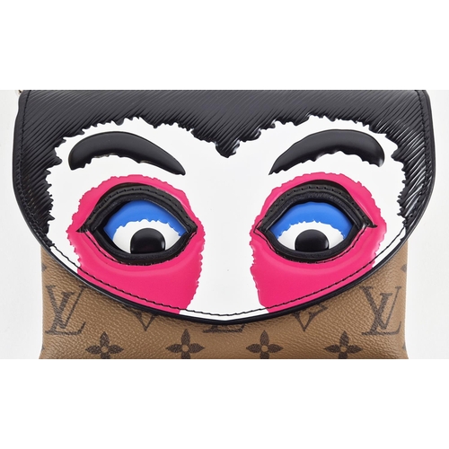 1 - LOUIS VUITTON POCHETTE KABUKI BAG, from cruise collection 2018, modelled after the Japanese traditio... 