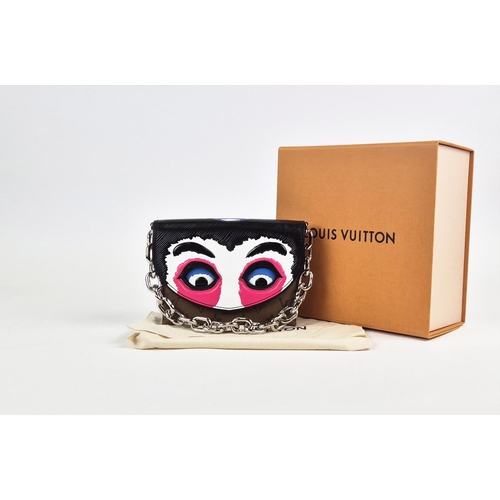 1 - LOUIS VUITTON POCHETTE KABUKI BAG, from cruise collection 2018, modelled after the Japanese traditio... 