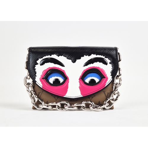 1 - LOUIS VUITTON POCHETTE KABUKI BAG, from cruise collection 2018, modelled after the Japanese traditio... 