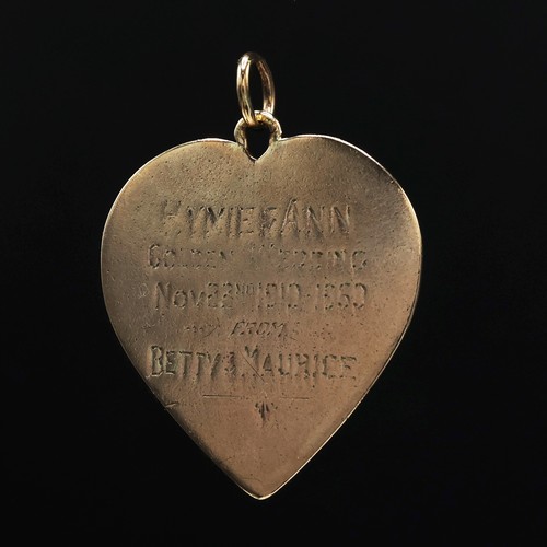 48 - A COLLECTION OF 9CT GOLD, comprising two pendants with inscribed initials, a yellow metal inscribed ... 