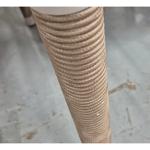 636 - INDIAN OCEAN OLYMPIA DINING SET. (11). including table, 280cm x 100cm x 75cm approx., and 10 dining ... 