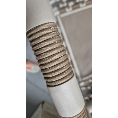 636 - INDIAN OCEAN OLYMPIA DINING SET. (11). including table, 280cm x 100cm x 75cm approx., and 10 dining ... 