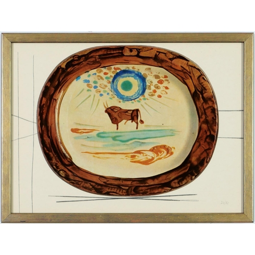 PABLO PICASSO. A SET OF 16 QUADRICHROME PRINTS AFTER THE CERAMIC