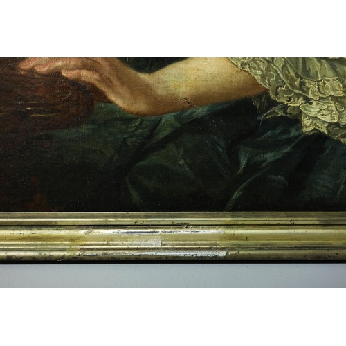 5 - 18TH CENTURY SCHOOL. PORTRAIT OF MARIE ANNE RAGUENEAU. oil on canvas, 89cm x 72cm, framed. Provenanc... 