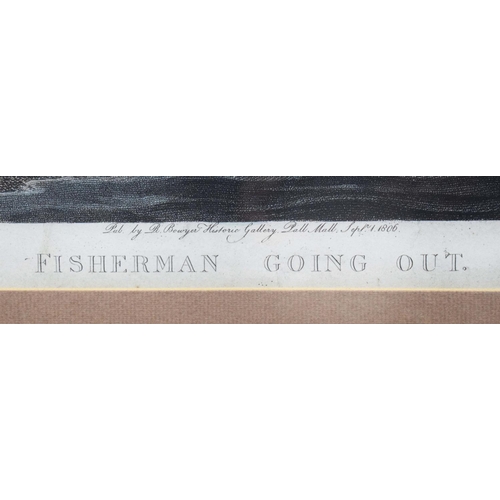 58 - AFTER J.T. SERRES. FISHERMAN GOING OUT. engraved by John Whessell, published by R. Bowyer Historic G... 