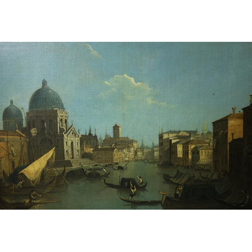 23 - GIOVANNI ANTONIO CANAL (KNOWN AS CANALETTO, ITALIAN 1697-1768). In the manner of. THE GRAND CANAL AN... 