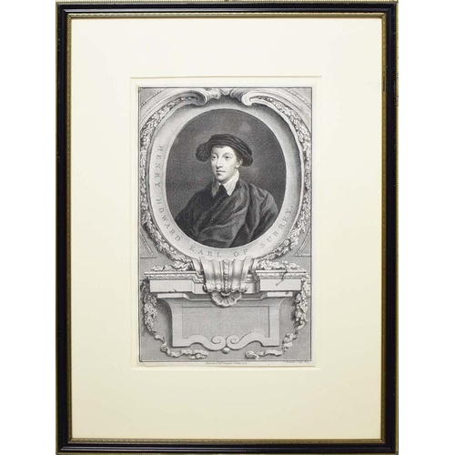 46 - JACOBUS HOUBRAKEN (1698-1780). THE HEADS OF ILLUSTRIOUS PERSONS OF GREAT BRITAIN (10). a set of ten ... 