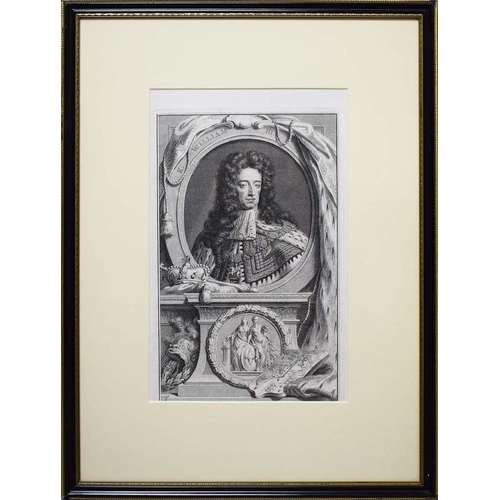 46 - JACOBUS HOUBRAKEN (1698-1780). THE HEADS OF ILLUSTRIOUS PERSONS OF GREAT BRITAIN (10). a set of ten ... 